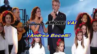 Sorridi amore vai  A Bocelli by Franco49 Karaoke [upl. by Etrem]