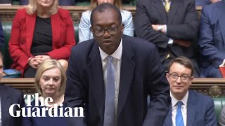 Kwasi Kwarteng delivers sweeping cuts in latest minibudget [upl. by Aneris196]