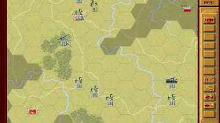 Panzer General  First Campaign Scenario [upl. by Erusaert899]