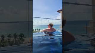 Rooftop Pool Sandals Royal Barbados and its spectacular view [upl. by Nord]