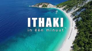 Ithaki Griekenland  Drone video vakantie Ithaki in één minuut 4K  Griekenlandnet [upl. by Annaujat431]