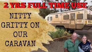 2 Years Full Time Use of our Bushtracker Caravan The Nitty Gritty review of our Off Road Van EP66 [upl. by Rases]