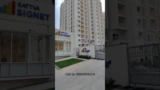 SATTVA SIGNET 2 amp 3 BHK units available for sale eastfacing sarjapuraroad 3bhk 2bhk [upl. by Eolande]