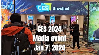 CES 2024 Media event CES Unveiled [upl. by Gratianna618]