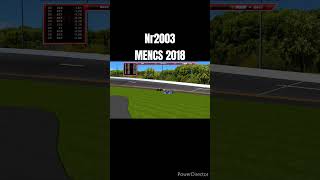 Nr2003 MENCS 2018 nascar nr2003 racing crash [upl. by Hsak]