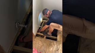 Bathroom Subfloor Repair  DIY Bathroom Renovation bathroom renovation diy [upl. by Alpert956]