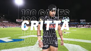 Stephen Crichton  100 NRL Games Highlights [upl. by Akenna]