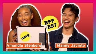 Amandla Stenberg amp Manny Jacinto Take The BFF Test [upl. by Enelkcaj]