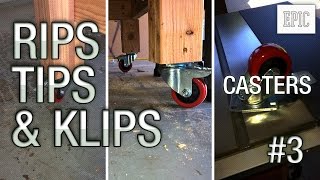 RTK 3 CASTERS FOR WORKBENCH [upl. by Notkcorb]