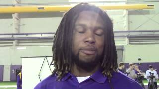 LSUs Evan Washington said offensive line is deepest hes seen  Video [upl. by Stavro]