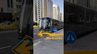 Trackless Tram  Automated Rapid Transit  Abu Dhabi [upl. by Adnimra]