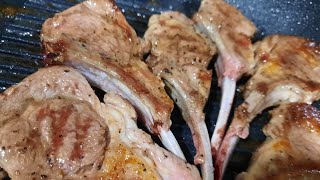 GRILLED LAMB CHOP Lambchop fordinnerideas [upl. by Fulviah526]