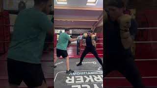 Darren Till Training For Tommy Fury boxing shorts [upl. by Yelsnit]