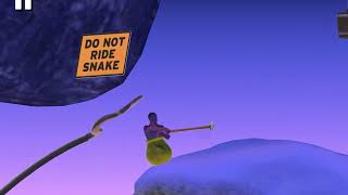 Getting Over it Snake Ride very epik [upl. by Aratihc]