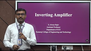 Inverting Amplifier  OPAMP  LIC  Every Circuit  S Alwyn Rajiv [upl. by Graeme]