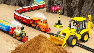 Police Car Team Rescue Construction Vehicles Collection Videos Funny Stories  HP DIY Farming [upl. by Starlene935]