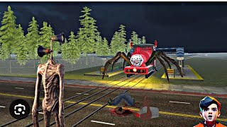 FRANKLIN BECOME SIREN HEAD TO FIGHT GIANT GHOST TRAIN IN INDIAN BIKE DRIVING 3D [upl. by Ann-Marie]