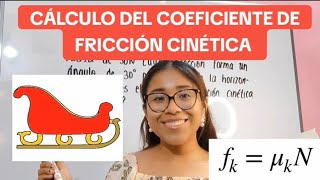 Cálculo del coeficiente de Fricción Cinética [upl. by Suirtimed811]