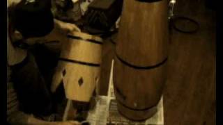 Meu Atabaque part4 of 4 making an african drum  capoeira [upl. by Khai]