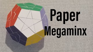 Paper Megaminx [upl. by Hgielra]