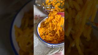 Korean ramen noodles kimchinoodles ramen ramennoodle shortvideo shorts recipe christmas [upl. by Crowley425]