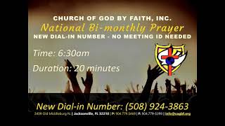 Bimonthly National Prayer with Pastor Joe Hobbs [upl. by Nomar368]