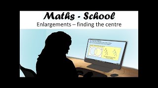 How to find the centre of enlargement A GCSE Maths revision lesson MathsSchool [upl. by Prager]