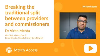 ICSs are about breaking the split between providers and comissioners in the NHS [upl. by Agnew582]