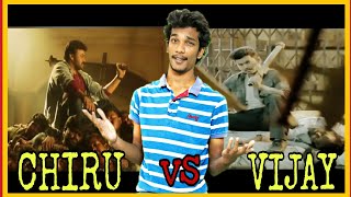 chiru vs vijay  mega star vs thalapathy  kaidhi no 150 vs kaththi  REACTION [upl. by Lorinda]