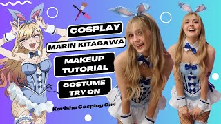 Best Sexy Cosplay Marin Kitagawa  Makeup Tutorial amp Costume TryOn  Karisha Cosplay Girl [upl. by Desdamona938]