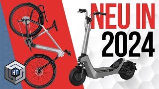 Die besten EScooter amp EBike Neuheiten 2024 – Egret One Streetbooster Tenways Trittbrett amp Shif [upl. by Notgnimer]