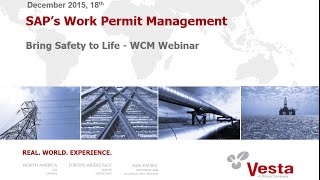 Bring Safety to Life – Check out SAP’s Work Permit Management WPM [upl. by Woolley]