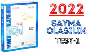 2022345 TYT MATEMATÄ°K  SAYMAOLASILIK TEST1  yks2022 tyt2022 2022tayfa 345 [upl. by Mcnelly]