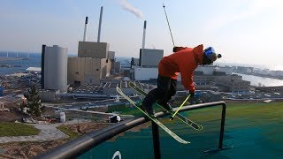 GoPro Jesper Tjäder  CopenHill  Skiing On Top a Building [upl. by Llenoj]