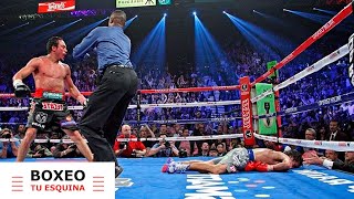 Juan Manuel Marquez vs Manny Pacquiao 4 El brutal KO [upl. by Nivlem]