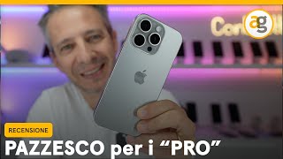 RECENSIONE iPHONE 16 pro PRO e CONTRO [upl. by Aneelak189]