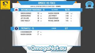 RockinghamMandurah  1s v Fremantle  1s [upl. by Massie]