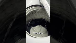 Samsung Washer WA50R5200AW Spin Rinse Action [upl. by Yornoc]