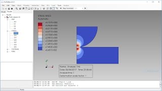 Mecway  Calculix  simple contact and friction [upl. by Hanoy]