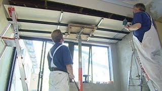 How to Install Metal Furring Channel Ceiling [upl. by Ivett852]