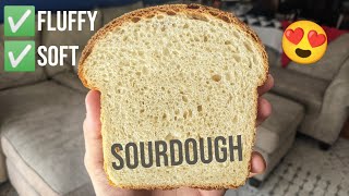 Sourdough Sandwich Bread  Start to Finish [upl. by Ytirev]