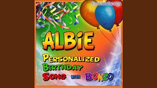 Albie Personalized Birthday Song With Bonzo [upl. by Eugenie]