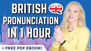 British English Pronunciation in 50 Minutes  ALL 150 words you need  free Pronunciation Ebook [upl. by Tal]