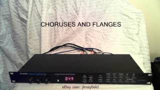 Alesis MIDIVERB III Digital Effects Processor Demo [upl. by Freeman315]