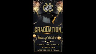 Marlboro Co High School  2024 Graduation Ceremony  6124 [upl. by Sherourd]