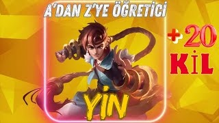 YİN Öğretici ve Gameplay  Mobile Legends [upl. by Lerad673]