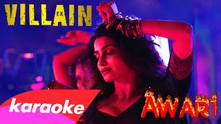 Awari  KARAOKE  Instrumental with Lyrics  Ek Villain  2014 [upl. by Kosse]