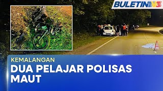 KEMALANGAN  Motosikal Terbabas Dua Penuntut Politeknik Maut [upl. by Aicelef]