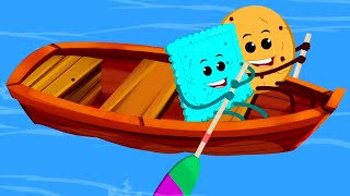 Row Row Row Your Boat Nursery Rhymes and Kids Songs by Incy Wincy Spider [upl. by Suez]