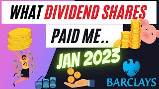 Dividend Passive Income Reveal January 2023 Dividend Unboxing [upl. by Atews]